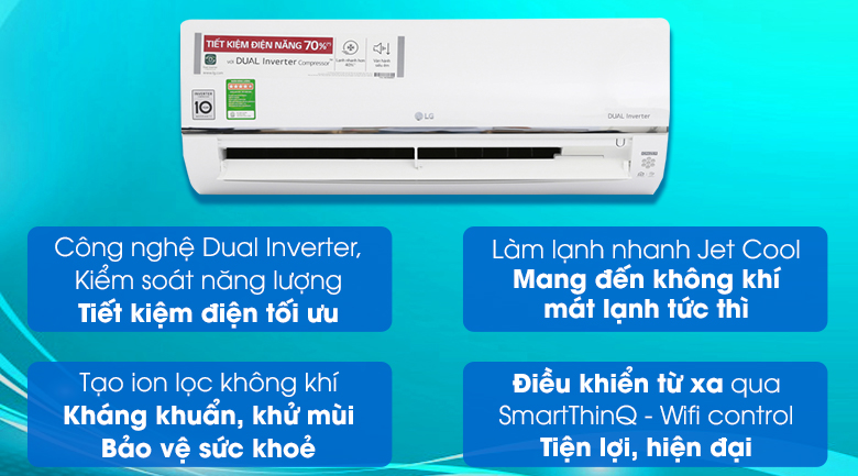 Máy lạnh LG Wifi Inverter 1.5 HP V13API - 23