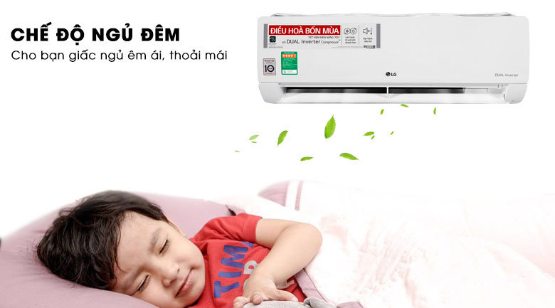 Điều hòa LG Inverter 18000 BTU V18ENF - Chế độ ngủ đêm