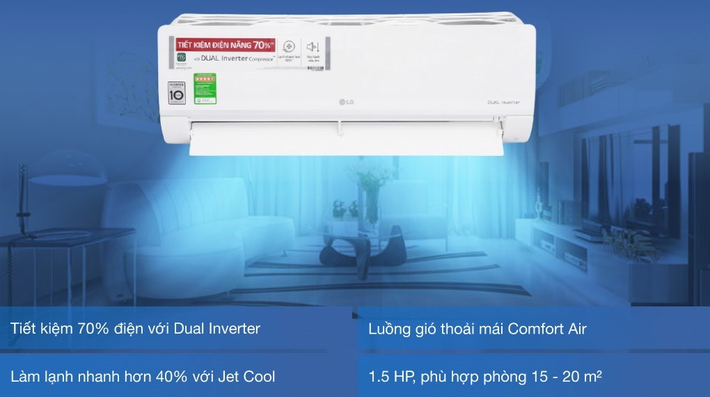 Máy lạnh LG Inverter 1.5 HP V13ENS