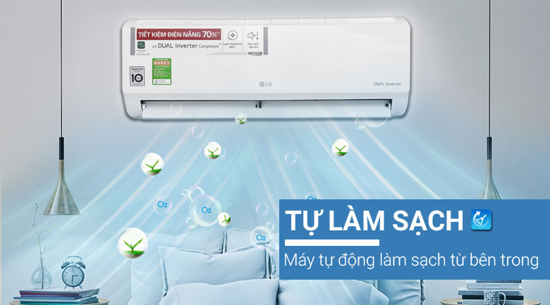 Máy lạnh LG Inverter 1 HP V10ENV
