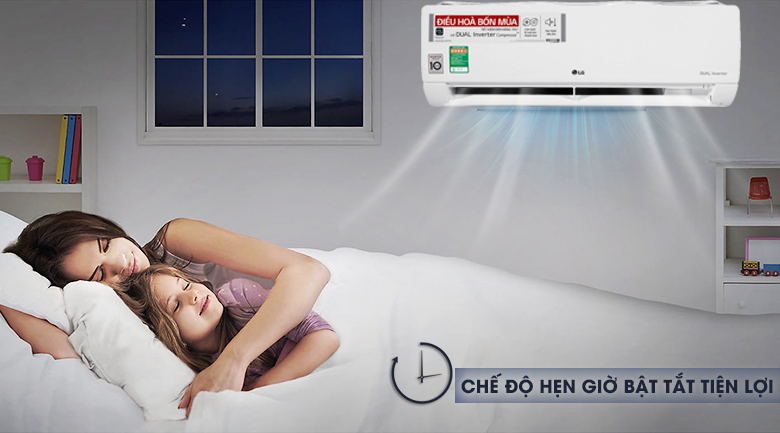 Máy lạnh 2 chiều LG Inverter 1 HP B10END - 10