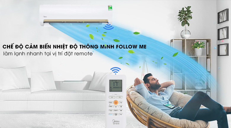 Follow Me - Máy lạnh Midea 2 HP MSMA3-18CRN1