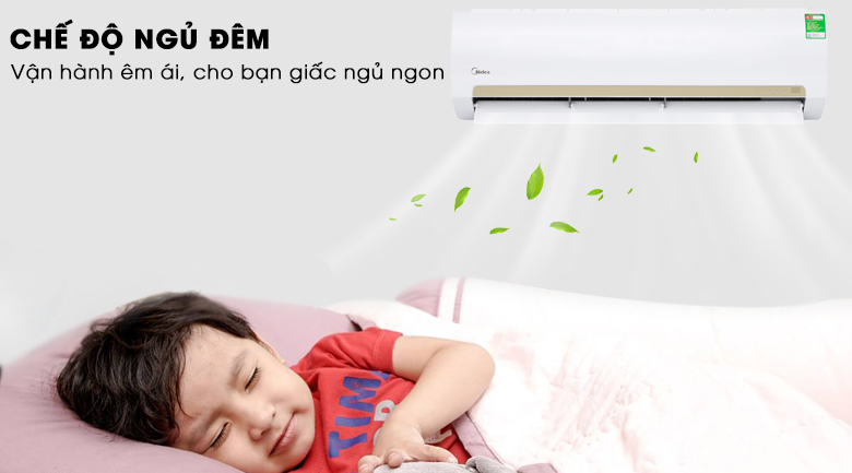 Chế độ ngủ ban đêm - Máy lạnh Midea 2 HP MSMA3-18CRN1