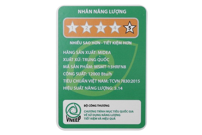 Máy lạnh 2 chiều Midea Inverter Wifi 1.5 HP MSMT-13HRFN8