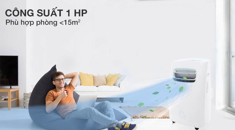 Máy lạnh di động mini Midea 1 HP MPPF-10CRN1