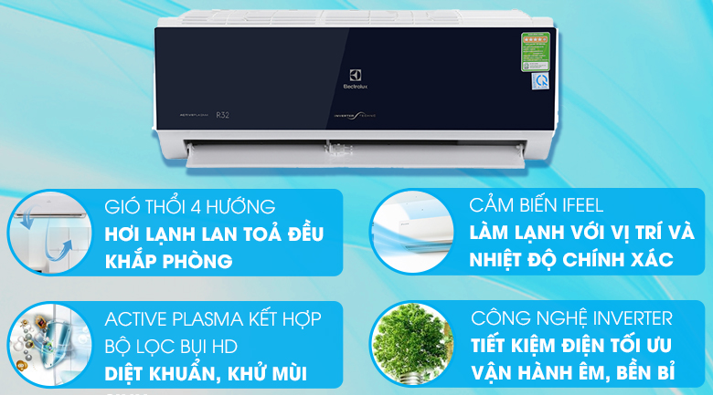 Máy lạnh Electrolux Inverter 1 HP ESV09CRO-D1 - dienmayxanh.com