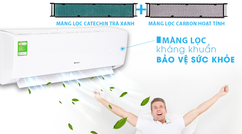 Màng lọc kháng khuẩn - Máy lạnh Gree 1 HP GWC09QB-K3NNB2H