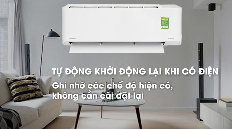 Máy lạnh Toshiba Inverter 1.5 HP RAS-H13CKCVG-V