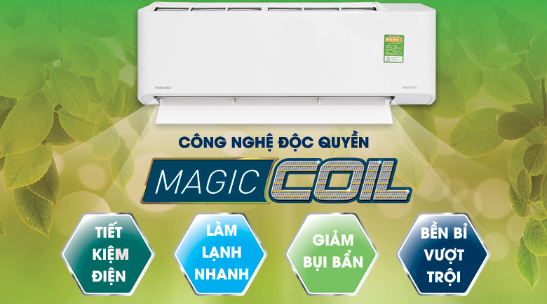 Máy lạnh Toshiba Inverter 1 HP RAS-H10PKCVG - V