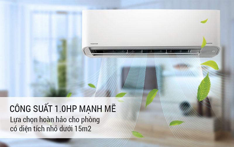 Máy lạnh Toshiba Inverter 1 HP RAS-H10PKCVG - V