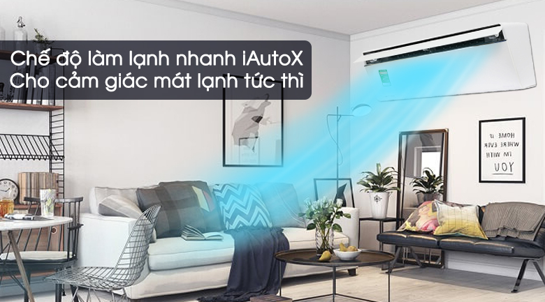 Làm lạnh nhanh - Máy lạnh Panasonic Inverter 2 HP CU/CS-VU18UKH-8