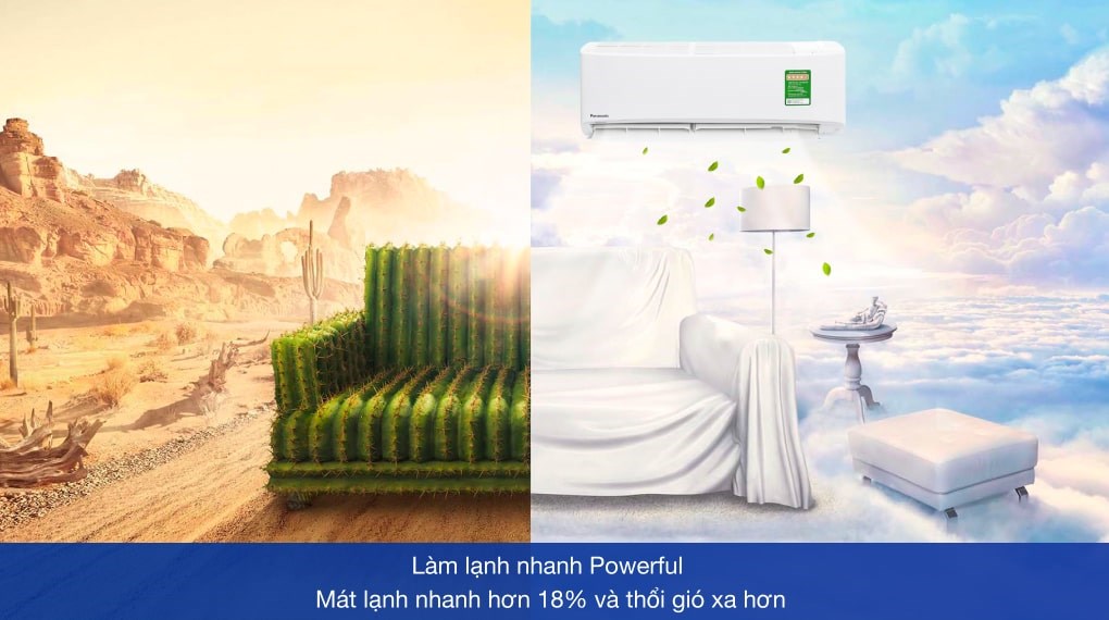 Máy lạnh Panasonic Inverter 1.5 HP CU/CS-PU12UKH-8