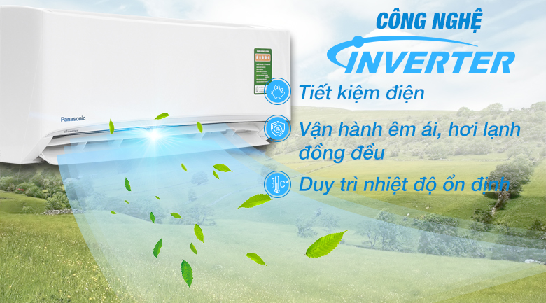 Inverter - Máy lạnh Panasonic Inverter 1.5 HP CU/CS-PU12UKH-8