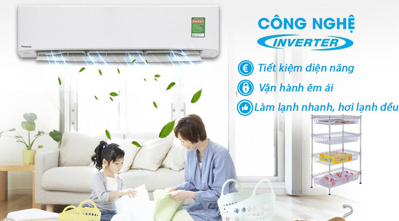 Inverter - Máy lạnh Panasonic Inverter 2.5 HP CU/CS-PU24UKH-8 Inverter - Máy lạnh Panasonic Inverter 2.5 HP CU/CS-PU24UKH-8