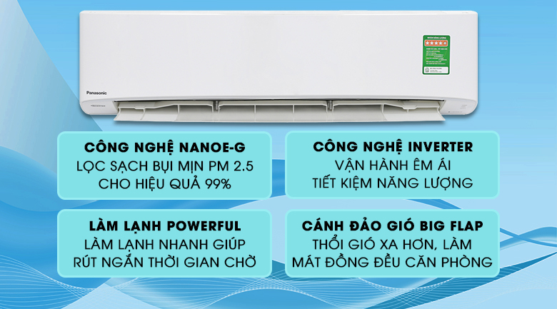 Máy lạnh Panasonic Inverter 2.5 HP CU/CS-PU24UKH-8 - 13