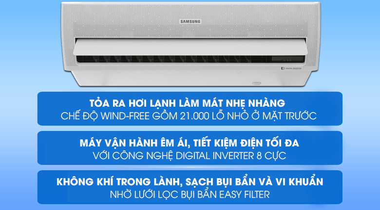 Máy lạnh Samsung Inverter 1.5 HP AR13NVFXAWKNSV