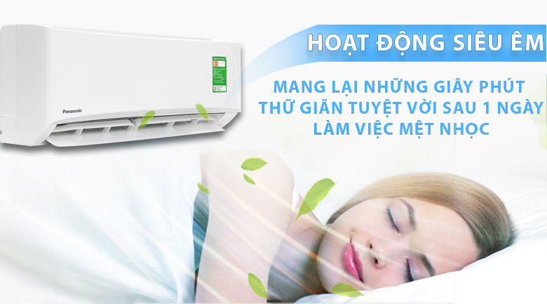 Hoạt động siêu êm - Máy lạnh Panasonic 1 HP CU/CS-N9UKH-8 Hoạt động siêu êm - Máy lạnh Panasonic 1 HP CU/CS-N9UKH-8