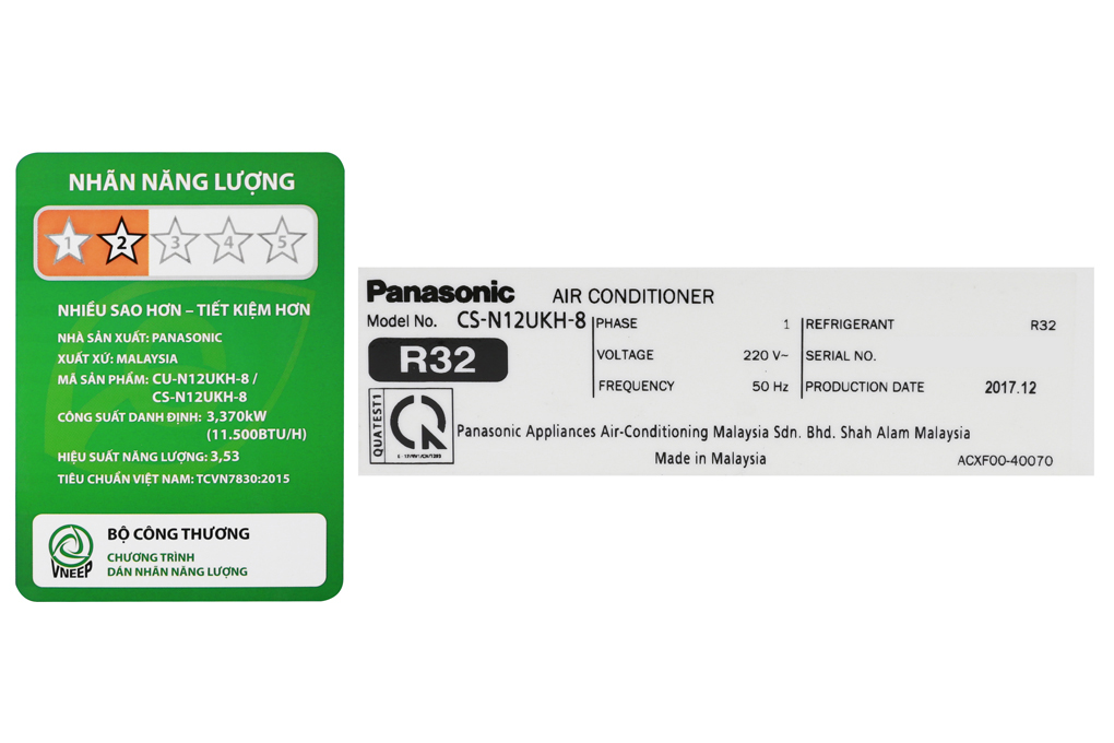Máy lạnh Panasonic 1.5 HP CU/CS-N12UKH-8 - 9