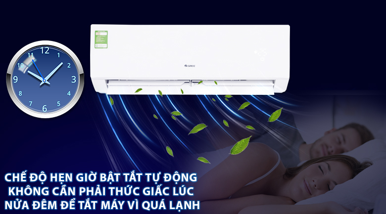 Hẹn giờ tự động - Máy lạnh Gree 1.5 HP GWC12QC-K3NNB2H