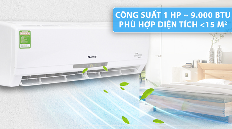 Máy lạnh Gree Inverter 1 HP GWC09CA-K3DNC2I