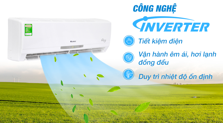 Inverter - Máy lạnh Gree Inverter 1.5 HP GWC12CA-K3DNC2I