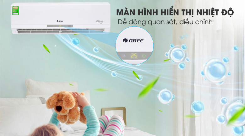Máy lạnh Gree Inverter 1.5 HP GWC12CA-K3DNC2I