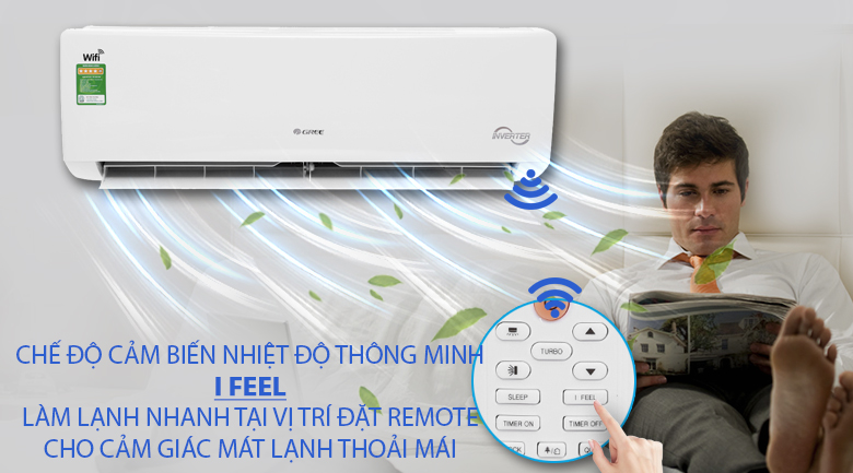 Máy lạnh Gree Wifi Inverter 1.5 HP GWC12BC-K6DNA1B - 5