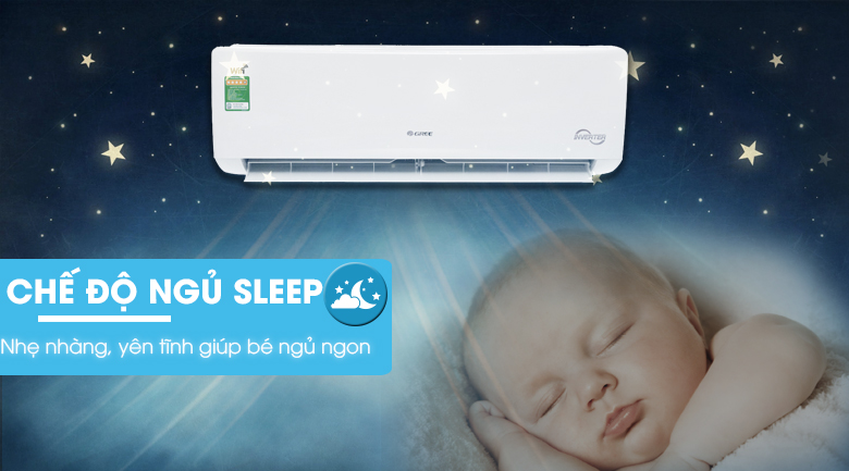 Chế độ ngủ - Máy lạnh Gree Wifi Inverter 1.5 HP GWC12BC-K6DNA1B