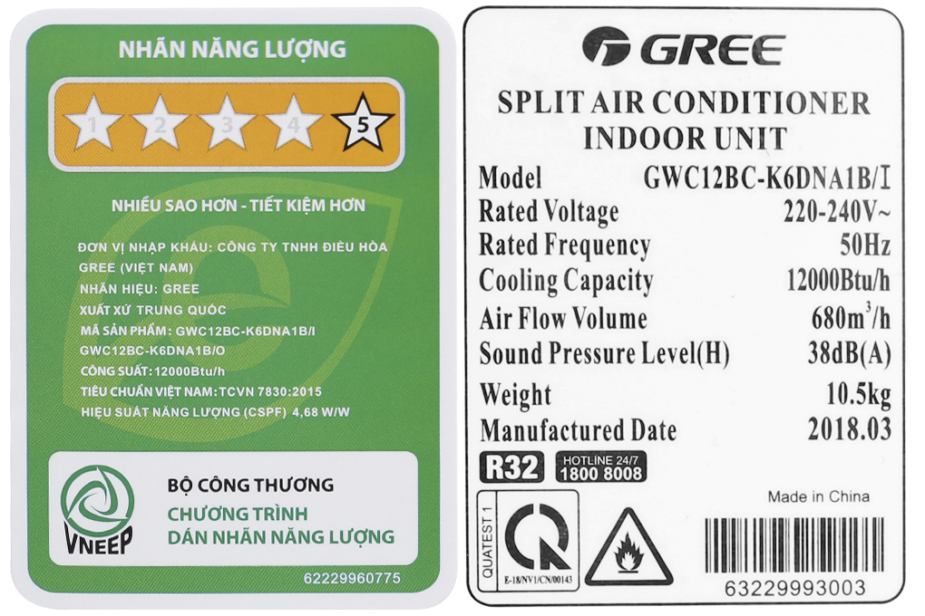 Máy lạnh Gree Wifi Inverter 1.5 HP GWC12BC-K6DNA1B - 19