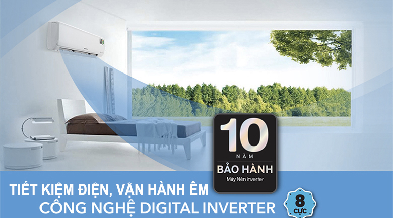 Máy lạnh Samsung Inverter 2.5 HP AR24NVFHGWKNSV