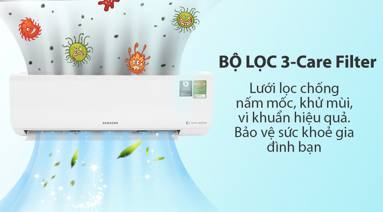 Máy lạnh Samsung Inverter 2.5 HP AR24NVFHGWKNSV