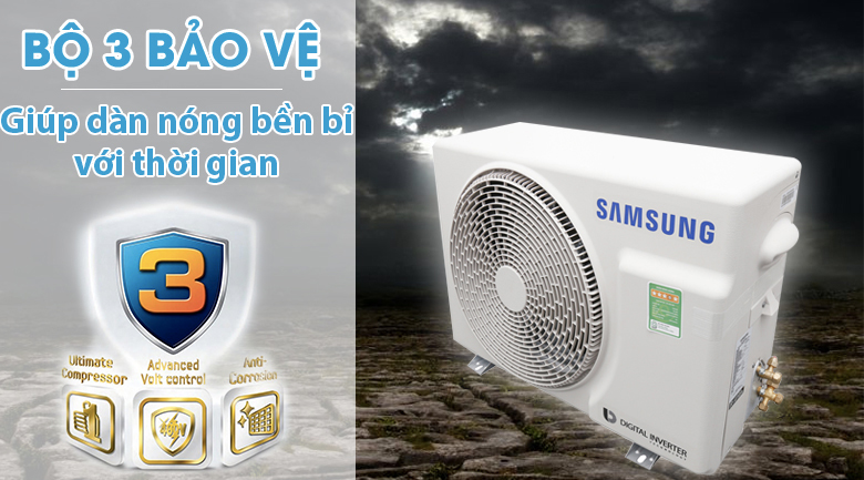 Máy lạnh Samsung Inverter 2.5 HP AR24NVFHGWKNSV