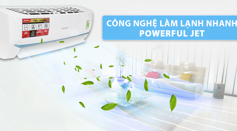 Powerful Jet - Máy lạnh Sharp 1 HP AH-A25UEW