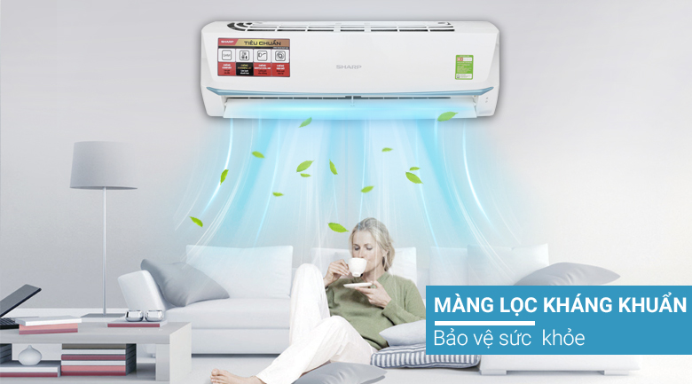 Tấm lọc kháng khuẩn - Máy lạnh Sharp 1 HP AH-A25UEW