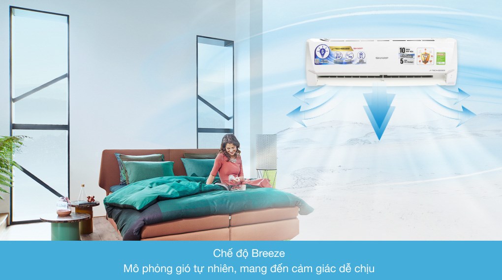 Điều hòa Sharp Inverter 9000 BTU AH-X9VEW