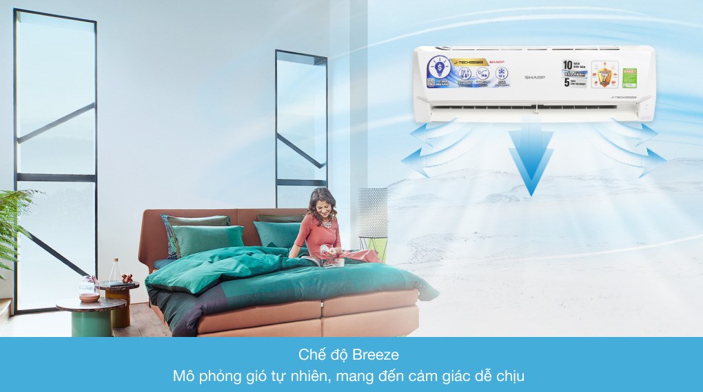 Điều hòa Sharp Inverter 12000 BTU AH-X12VEW