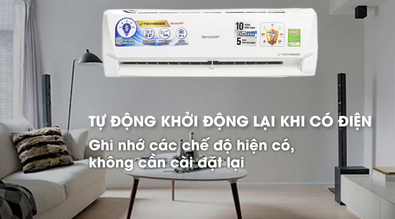 Máy lạnh Sharp Inverter 2 HP AH-X18VEW