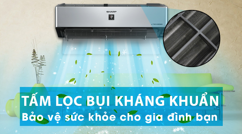 Máy lạnh Sharp Inverter Wifi 1 HP AH-XP10VXW - 13