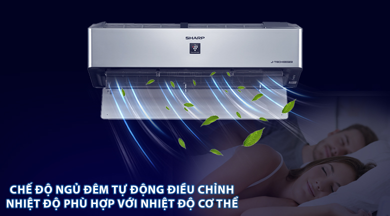 Máy lạnh Sharp Inverter Wifi 1 HP AH-XP10VXW - 12