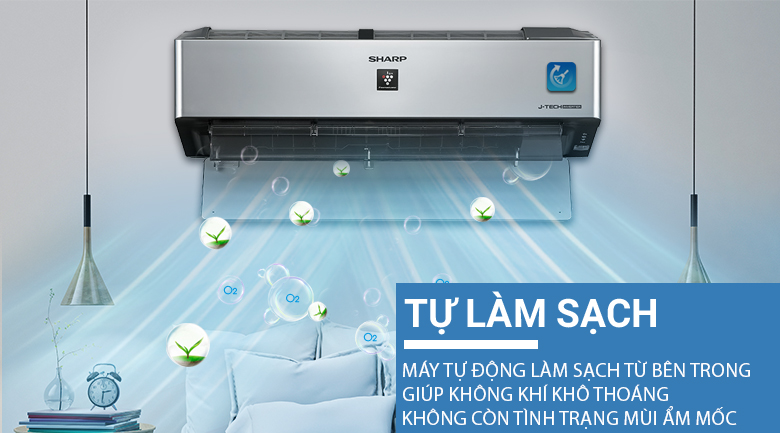Máy lạnh Sharp Inverter Wifi 1 HP AH-XP10VXW - 14