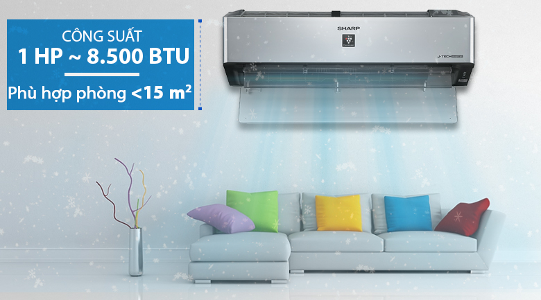 Máy lạnh Sharp Inverter Wifi 1 HP AH-XP10VXW - 5