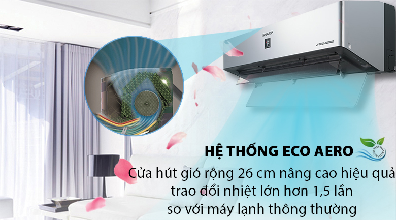 Máy lạnh Sharp Inverter Wifi 1 HP AH-XP10VXW - 10