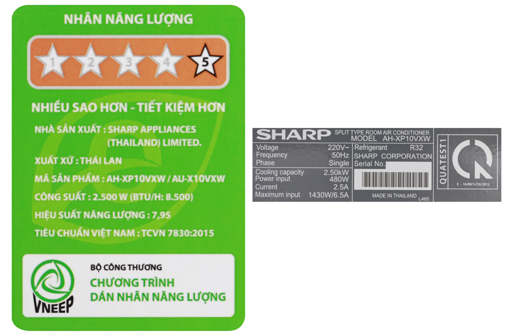Máy lạnh Sharp Inverter Wifi 1 HP AH-XP10VXW - 26