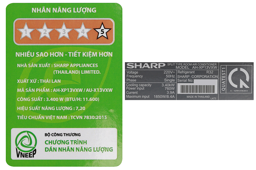 Máy lạnh Sharp Inverter Wifi 1.5 HP AH-XP13VXW - 25