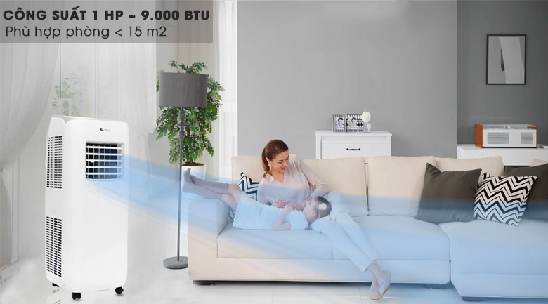 Máy lạnh di động mini Gree 1 HP GPC09AM-K6NNA1A - Điện máy XANH