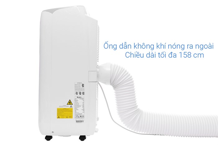 Máy lạnh di động mini Gree 1 HP GPC09AM-K6NNA1A Màu Trắng