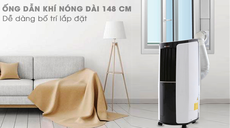 Ống dẫn khí nóng - Máy lạnh di động mini Gree 1 HP GPC09AK-K6NNA1A