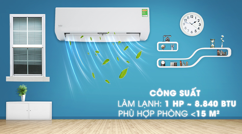 Máy lạnh Beko 1 HP RSSC09CV - 12