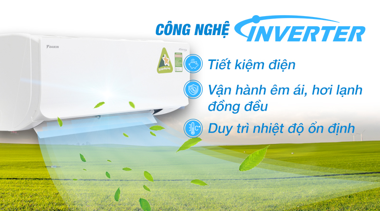 Inverter - Điều hòa Daikin Inverter 8500 BTU ATKC25TVMV