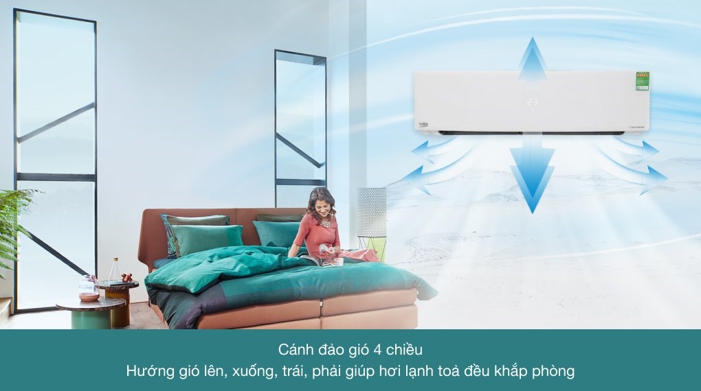 Máy lạnh Beko Inverter 1 HP RSVC10AV